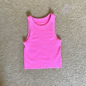 Aerie/American Eagle high neck ribbed tank top